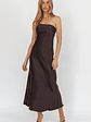 Carmel One-Shoulder Sash Maxi Dress Black - thumbnail 5