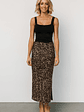 Charmed Sequin Midi Skirt | Bronze - thumbnail 1