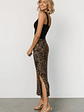 Charmed Sequin Midi Skirt | Bronze - thumbnail 3