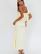 Carmel One-Shoulder Split Maxi Dress Butter - thumbnail 2
