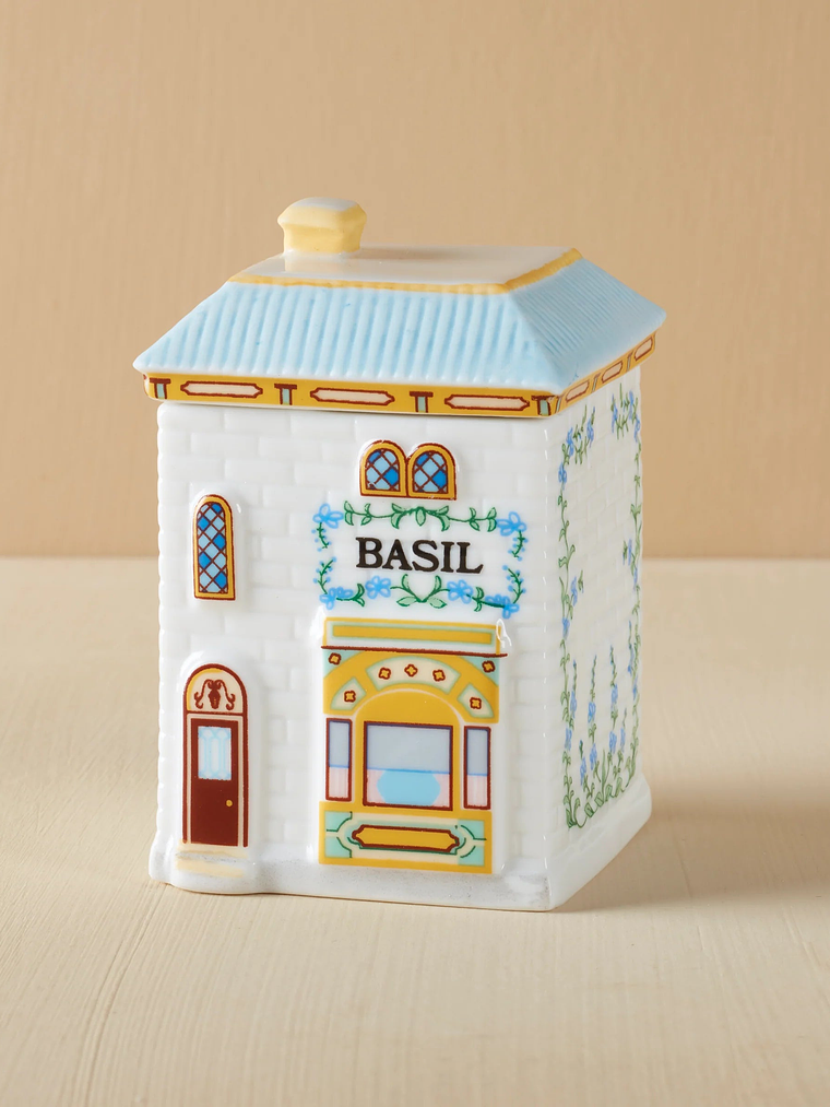 CS Lenox Spice Village Basil Spice Jar 1