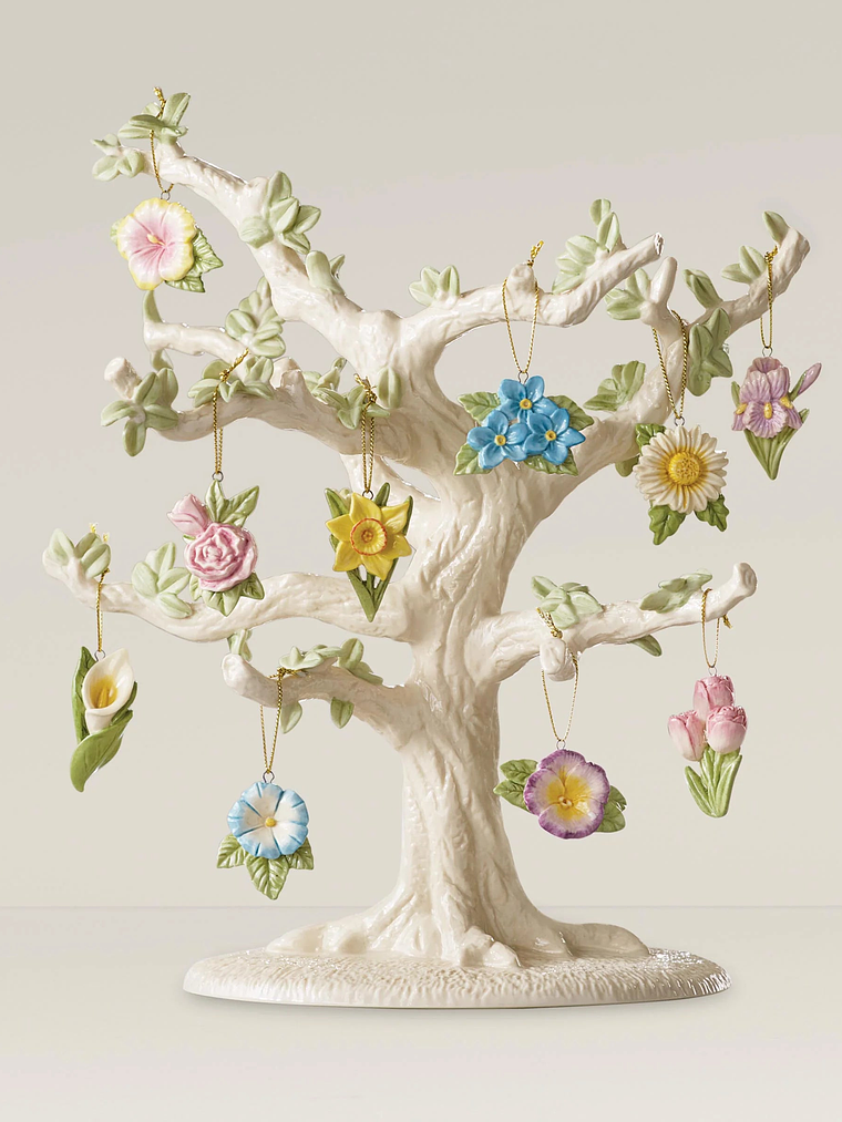 Celebrate Flowers 10-Piece Ornament Set 2