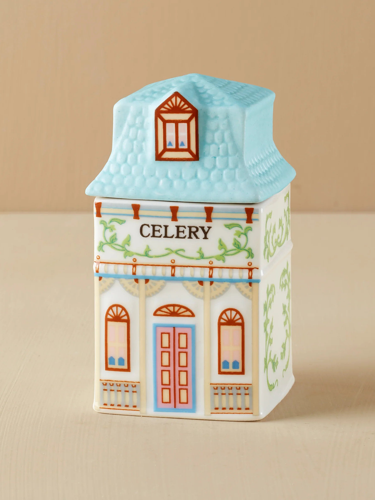 CS Lenox Spice Village Celery Spice Jar 1