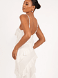 Ciao Ruffles Maxi Dress - Cloud White - thumbnail 6