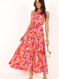 Caroline Maxi Dress - Red Orange - thumbnail 2