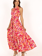 Caroline Maxi Dress - Red Orange - thumbnail 5