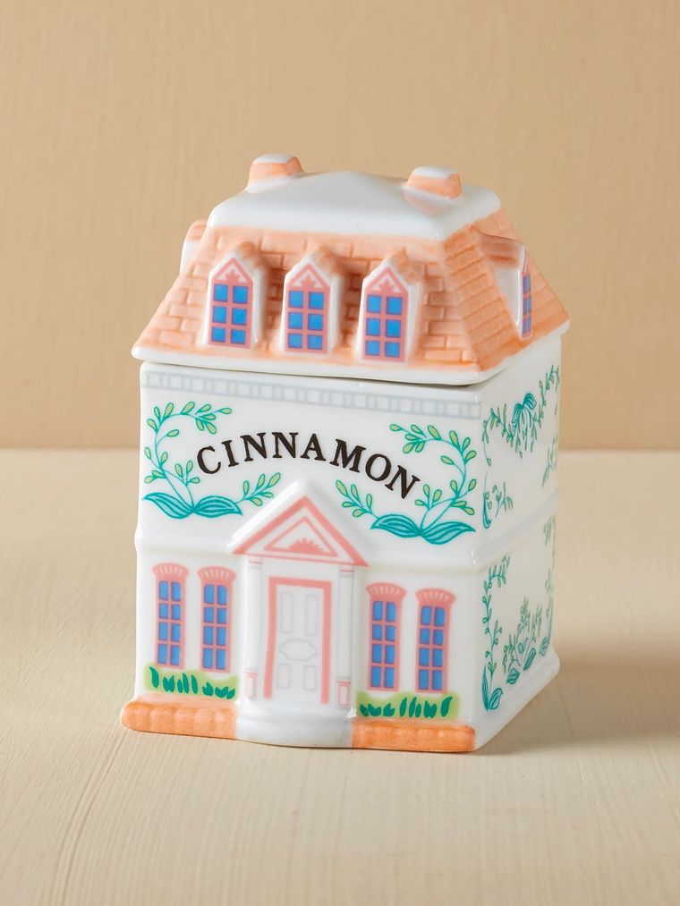 CS Lenox Spice Village Cinnamon Spice Jar 1