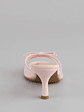 Dainty Drama Mesh Bow Kitten Mules - thumbnail 4