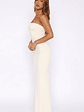 Confidence Is Key Strapless Maxi Dress Bone - thumbnail 3