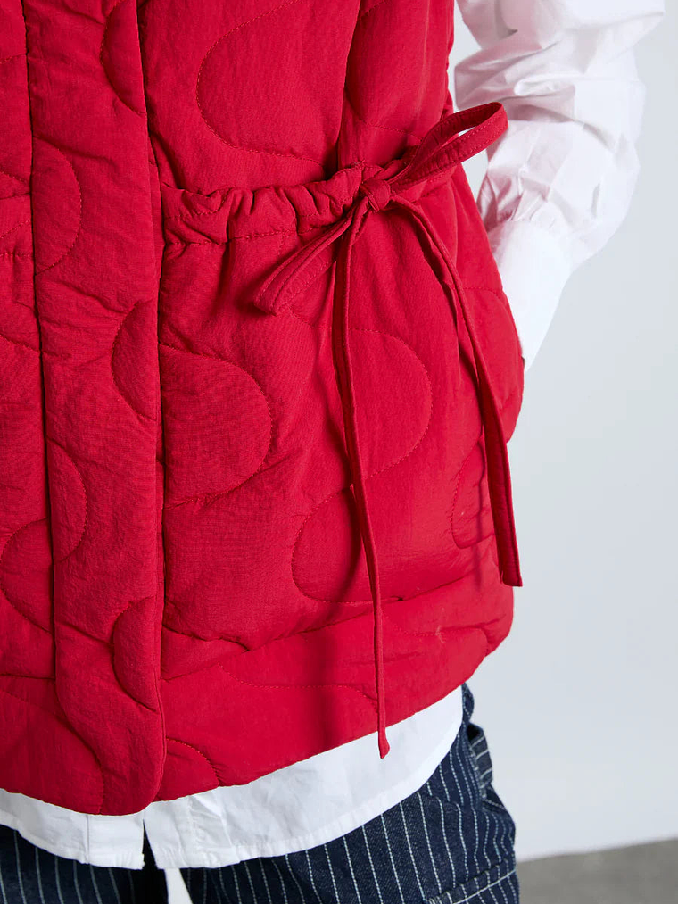 celeste gilet - chilli red 4