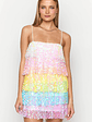 Darcy Rainbow Sparkle Mini Dress - thumbnail 2