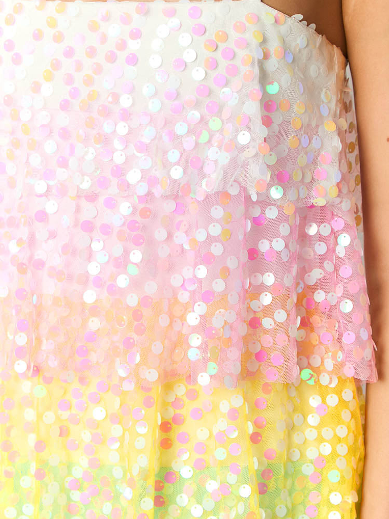 Darcy Rainbow Sparkle Mini Dress 6