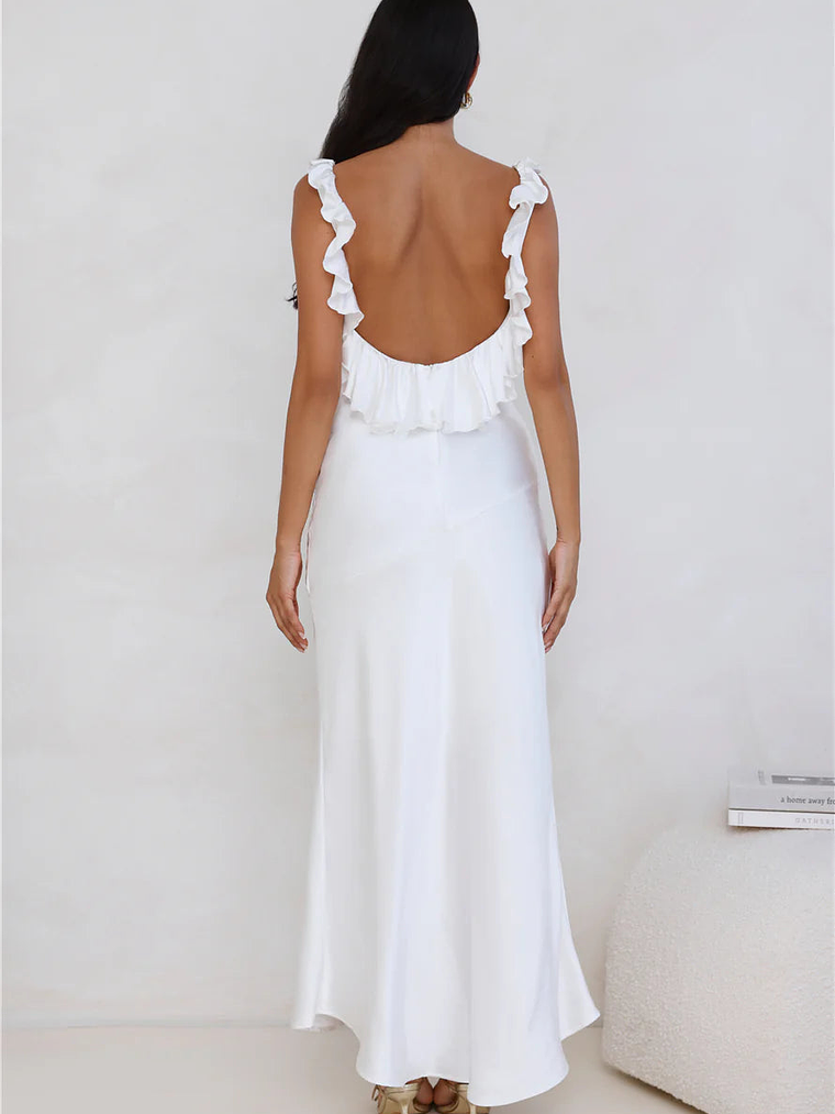 Chasing The Spark Satin Maxi Dress 5