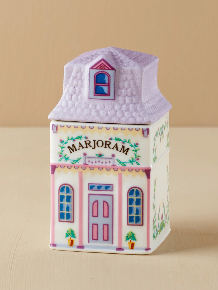 CS Lenox Spice Village Marjoram Spice Jar 1