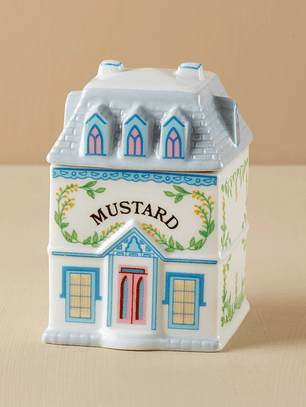 CS Lenox Spice Village Mustard Spice Jar