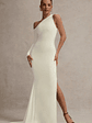 Contradiction | Cream One-Sleeve Asymmetric Maxi Dress - thumbnail 8