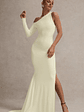 Contradiction | Cream One-Sleeve Asymmetric Maxi Dress - thumbnail 11