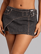 Cool Girl Confidence Denim Mini Skort - thumbnail 5