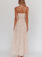 Daisy Day Basque Waist Maxi Dress Floral Pink - thumbnail 2