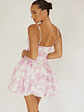 Courting Cami Strap Mini Dress Floral Pink - thumbnail 3