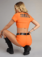 Cell Block Cutie Inmate Tie-Front Top - thumbnail 3