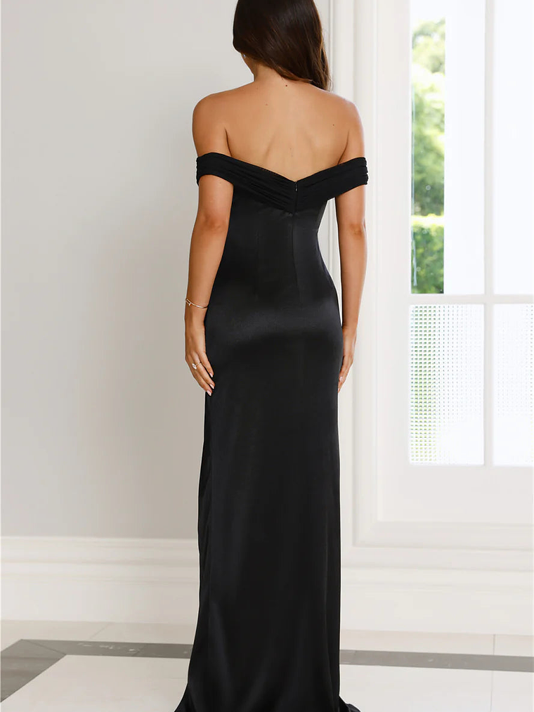 Couture Enchantment Off Shoulder Maxi Dress 3