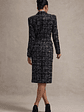 Cooper | Black Boucle Tailored Blazer Midi Dress - thumbnail 2