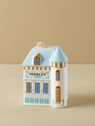 CS Lenox Spice Village Parsley Spice Jar