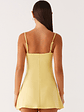 Cindy Mini Dress - Yellow - thumbnail 4