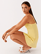 Cindy Mini Dress - Yellow - thumbnail 6