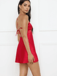 Cherry Fizz Satin Mini Dress - thumbnail 4