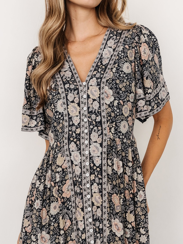 Cheryl Maxi Dress | Midnight Floral 2