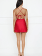 Cherry Fizz Satin Mini Dress - thumbnail 8