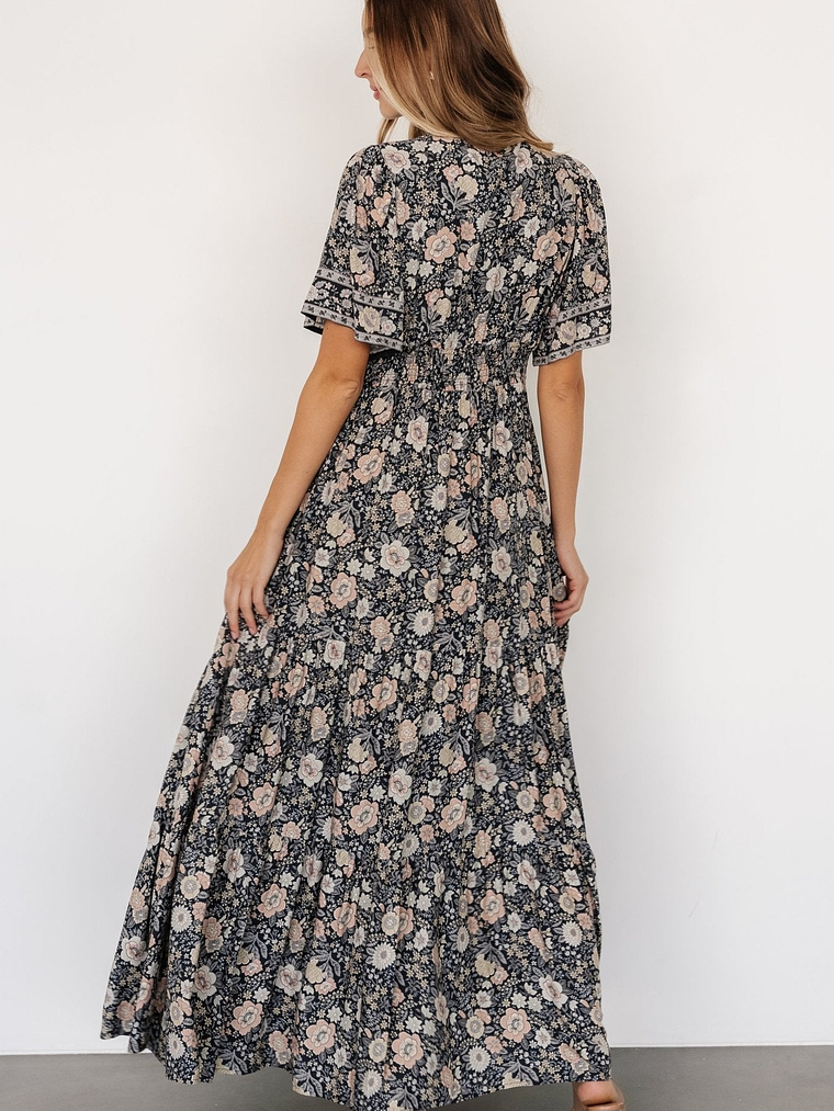 Cheryl Maxi Dress | Midnight Floral 4
