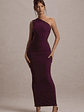 Dalarie | Port One-Shoulder Gathered Maxi Dress - thumbnail 4