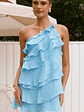 Cassidi Mini Dress - Blue - thumbnail 1