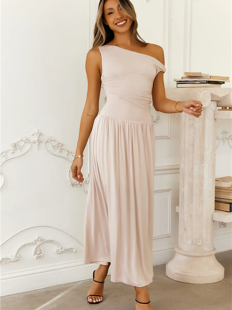 Coastal Daydream Off Shoulder Midi Dress 1