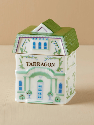 CS Lenox Spice Village Tarragon Spice Jar