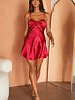 Cozumel Twist Bust Mini Dress Red - thumbnail 6