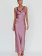 Cassiopeia Open Back Maxi Dress Grape - thumbnail 3