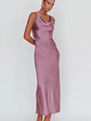 Cassiopeia Open Back Maxi Dress Grape - thumbnail 5