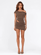 Cobi Mini Dress 2.0 - Brown - thumbnail 2