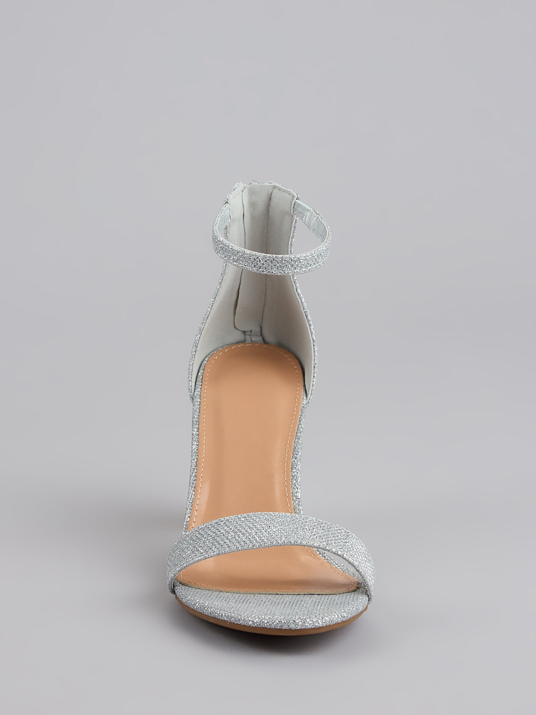 Cue The Compliments Glitter Block Heels 3