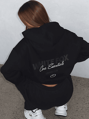 Core Essentials Oversized Hoodie Black