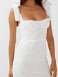 Cupid Tied Shoulder Embellished Midi Dress White - thumbnail 2
