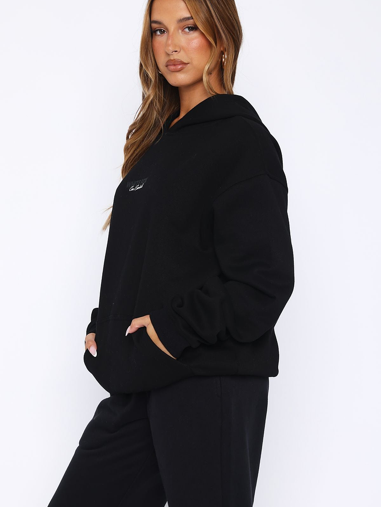 Core Essentials Oversized Hoodie Black 4