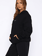 Core Essentials Oversized Hoodie Black - thumbnail 4