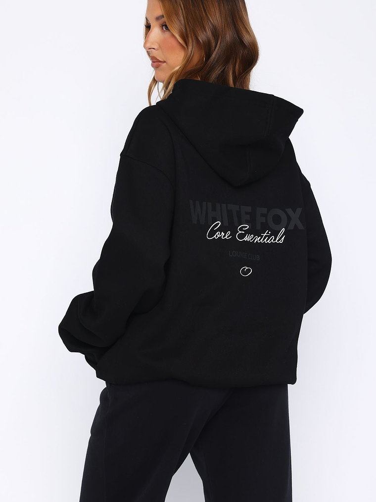 Core Essentials Oversized Hoodie Black 5