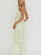 Darylyn Tiered Ruffle Maxi Dress Sage - thumbnail 3