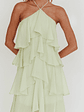Darylyn Tiered Ruffle Maxi Dress Sage - thumbnail 4